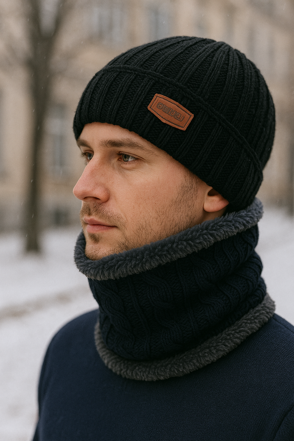 WarmSet® - Set de Gorro y Bufanda Unisex