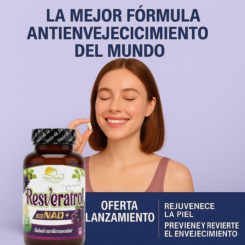 NAD+ Resveratrol Anti-Envejecimiento