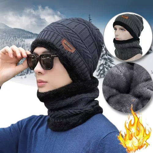 WarmSet® - Set de Gorro y Bufanda Unisex
