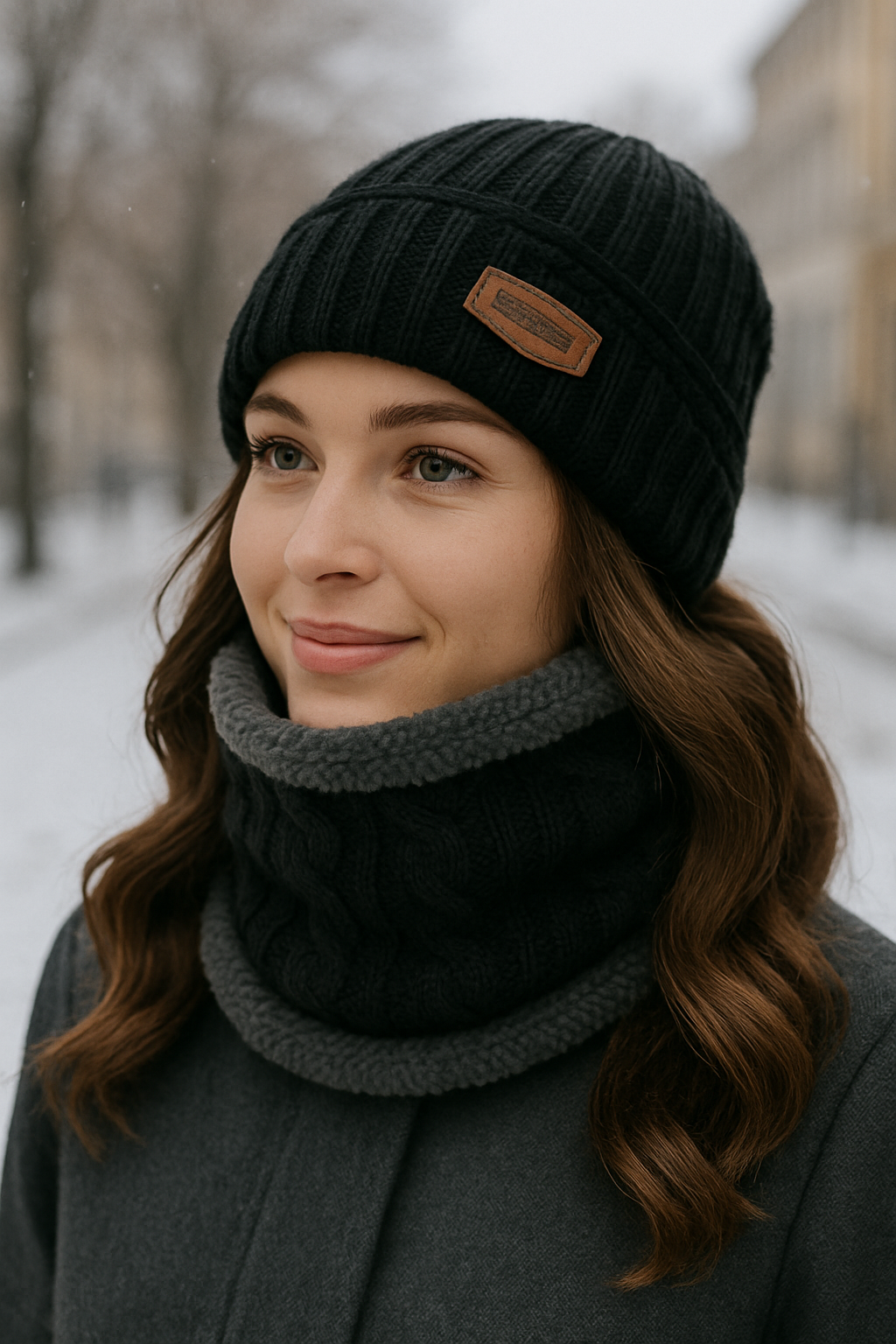 WarmSet® - Set de Gorro y Bufanda Unisex