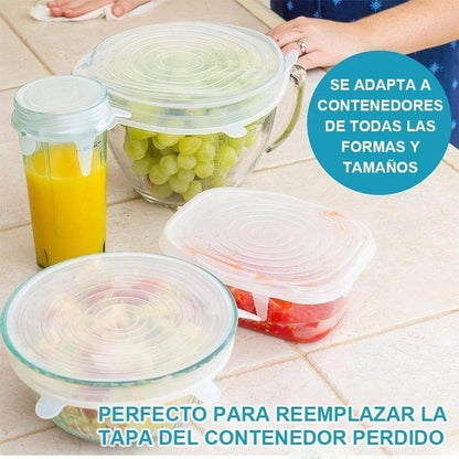 EcoCover® - Tapas de Silicona Ecológicas Reutilizables