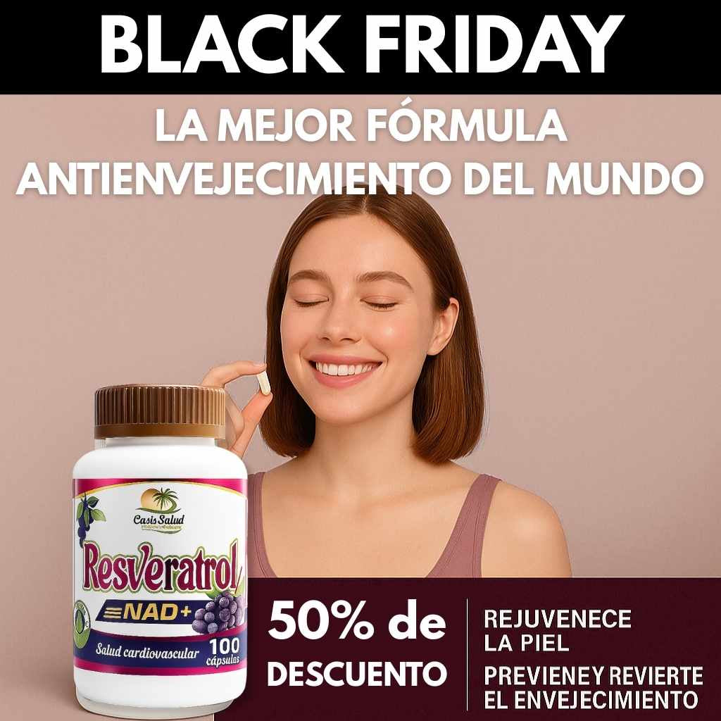 NAD+ Resveratrol Anti-Envejecimiento