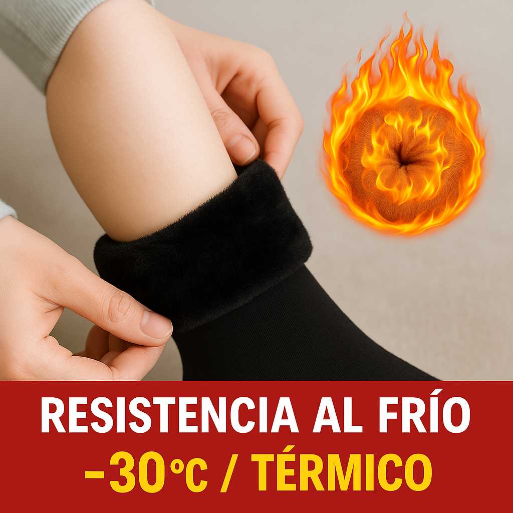 OFERTA 3x1: Calcetines Térmicos Beige para Invierno ❄️